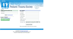 Desktop Screenshot of join.pediatrictraumasociety.org